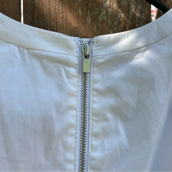 Banana Republic Women’s White Circle Pattern Sheath Pencil Dress Size 8 - Picture 6 of 17